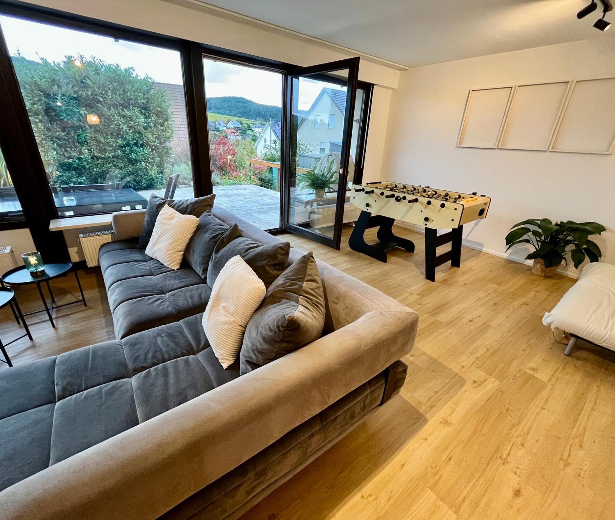 Ferienhaus Weinbergblick - Nahe Wuerzburg - 2 Schlafzimmer - Familienfreundlich - Terrasse Unterleinach Exteriör bild